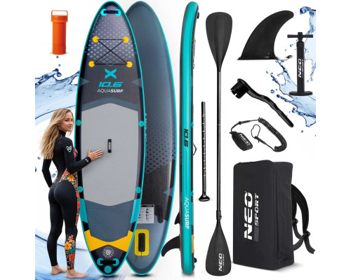 Надувна SUP дошка (Сапборд) Neo-Sport 170207 Aquasurf 320 х 84 х 15 см