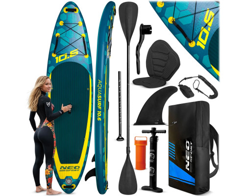 Надувна SUP дошка (Сапборд) Neo-Sport 170213 Aquasurf 320 х 84 х 15 см