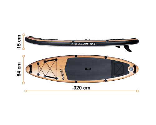 Надувна SUP дошка (Сапборд) Neo-Sport 170202 Aquasurf 320 Надувна SUP дошка (Сапборд) Neo-Sport 170202 Aquasurf 320