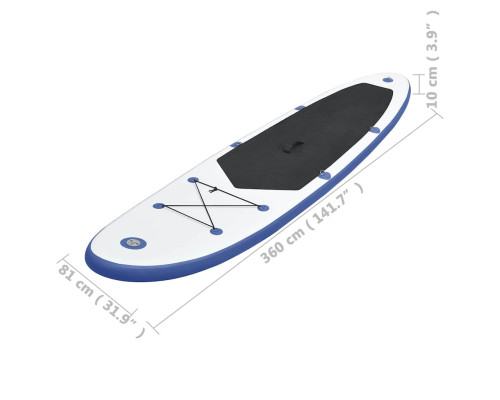 Надувна SUP дошка (Сапборд) vidaXL 92202 360 Надувна SUP дошка (Сапборд) vidaXL 92202 360