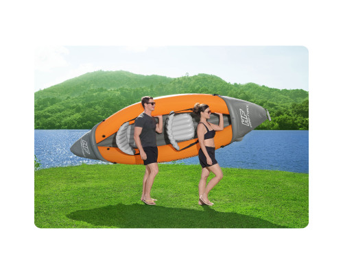 Надувна байдарка Bestway 65077 Lite Rapid X2 321 x 88 см Надувна байдарка Bestway 65077 Lite Rapid X2 321 x 88 см