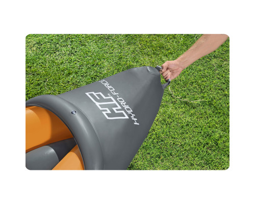 Надувна байдарка Bestway 65077 Lite Rapid X2 321 x 88 см Надувна байдарка Bestway 65077 Lite Rapid X2 321 x 88 см