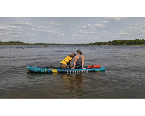 Надувна SUP дошка (Сапборд) Skatinger Prana Lava Green 350 Надувна SUP дошка (Сапборд) Skatinger Prana Lava Green 350