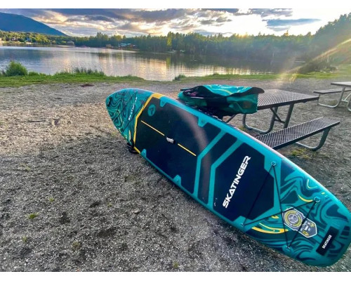 Надувна SUP дошка (Сапборд) Skatinger Prana Lava Green 350 Надувна SUP дошка (Сапборд) Skatinger Prana Lava Green 350