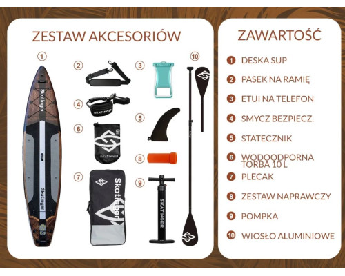 Надувна SUP дошка (Сапборд) Skatinger Waverider 380 Надувна SUP дошка (Сапборд) Skatinger Waverider 380