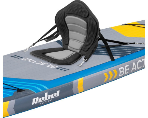 Надувна SUP дошка (Сапборд) REBEL ACTIVE RBA-4507 335 сіро-жовта Надувна SUP дошка (Сапборд) REBEL ACTIVE RBA-4507 335 сіро-жовта