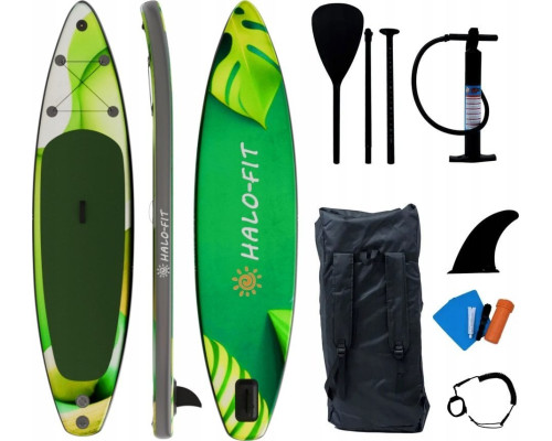 Надувна SUP дошка (Сапборд) Halo-Fit SUP11 335 зелена Надувна SUP дошка (Сапборд) Halo-Fit SUP11 335 зелена