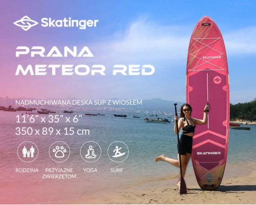 Надувна SUP дошка (Сапборд) Skatinger Prana Meteor 350 Надувна SUP дошка (Сапборд) Skatinger Prana Meteor 350