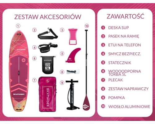 Надувна SUP дошка (Сапборд) Skatinger Prana Meteor 350 Надувна SUP дошка (Сапборд) Skatinger Prana Meteor 350