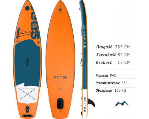Надувна SUP дошка (Сапборд) Hedo BEACH DOLPHIN 335 Надувна SUP дошка (Сапборд) Hedo BEACH DOLPHIN 335