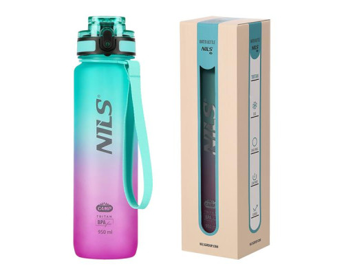 Тританова пляшка NILS EXTREME NCD04 зелено-рожевий
