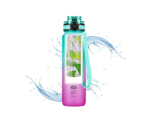 Тританова пляшка NILS EXTREME NCD04 зелено-рожевий