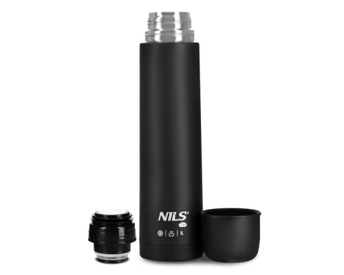 Термос NILS CAMP NC3804 1 л, чорний