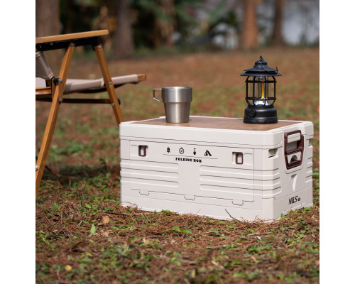 Ящик складаний 2в1 NILS CAMP NCB4002 32 л, бежевий