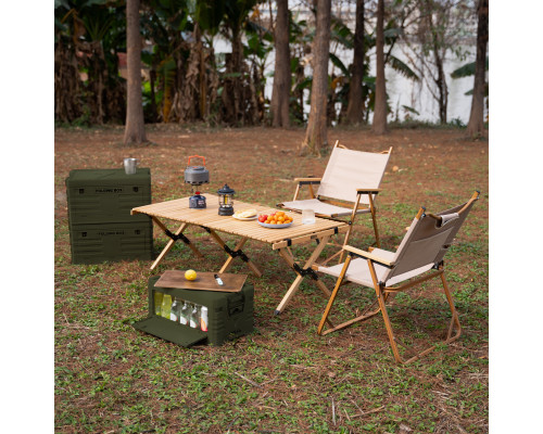 Ящик складаний 2в1 NILS CAMP NCB4002 32 л, зелений