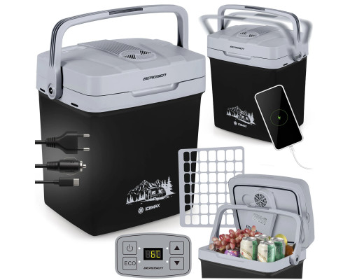 Холодильник туристичний Berdsen Icemax 26 л чорний