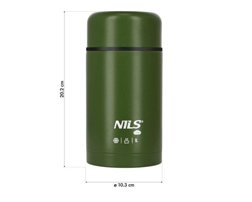 Термос для обіду NILS CAMP NC3802 1 л, зелений