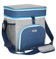 Термосумка NILS NC2902 15 л, синьо-сіра