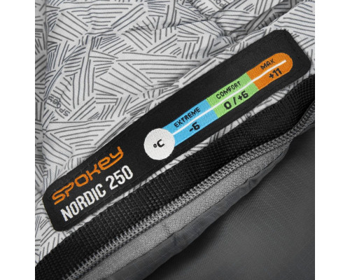 Спальний мішок Mummy Spokey NORDIC 250, чорний Спальний мішок Mummy Spokey NORDIC 250, чорний