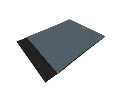 Спальний мішок NILS CAMP NC2001, 220 х 150 см, сіро-помаранчевий