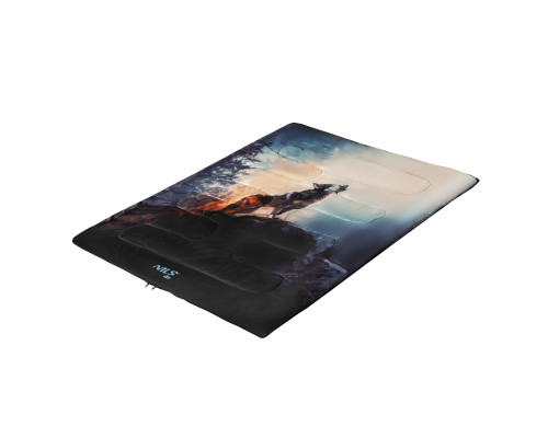 Спальний мішок 3в1 NILS CAMP NC3601, 200 х 140 см, різнокольоровий