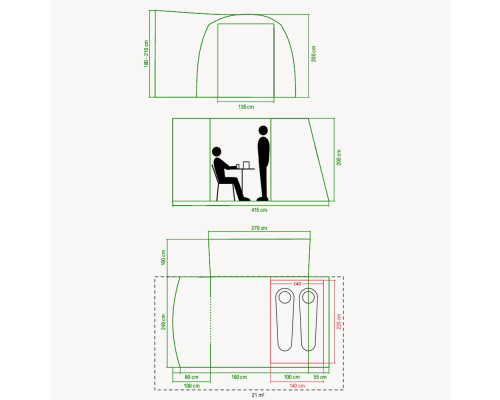 Кемпінговий намет Coleman Journey Master Pro XL