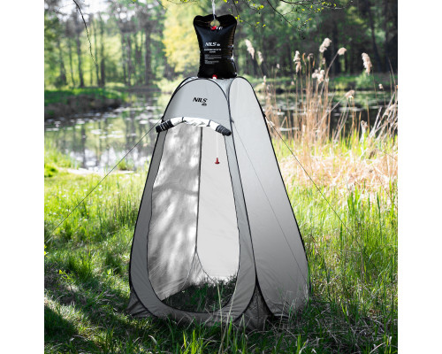 Намет санітарний NILS CAMP NC1706, 120 х 120 х 190 см, сірий