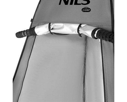 Намет санітарний NILS CAMP NC1706, 120 х 120 х 190 см, сірий