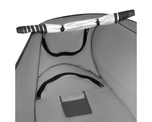 Намет санітарний NILS CAMP NC1706, 120 х 120 х 190 см, сірий