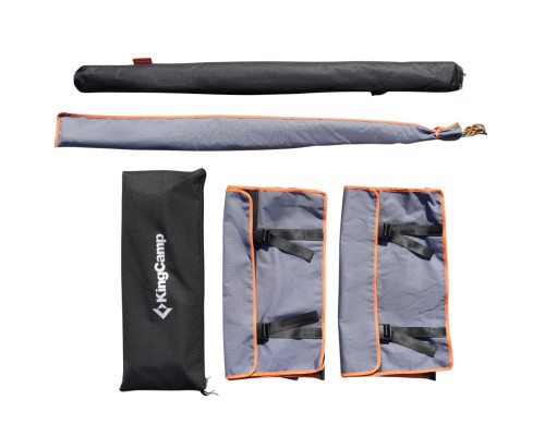 Автомобільний намет на дах KING CAMP Boundless X2, чорно-сірий