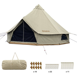 Намет садовий KING CAMP 400 х 400 см, коричневий