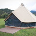 Намет садовий KING CAMP 400 х 400 см, коричневий