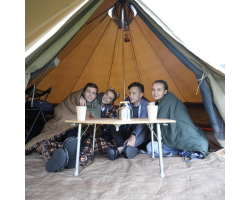 Намет садовий KING CAMP 400 х 400 см, коричневий