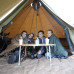 Намет садовий KING CAMP 400 х 400 см, коричневий