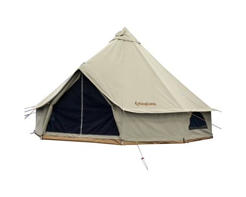Намет садовий KING CAMP 400 х 400 см, коричневий