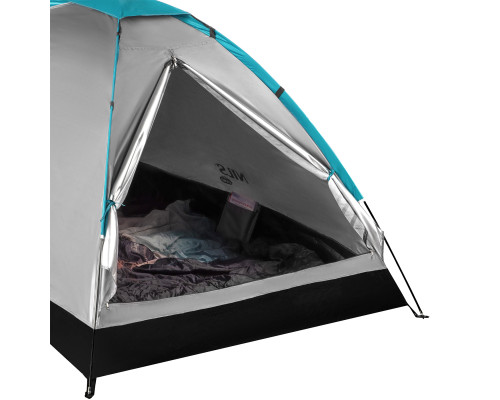 Намет двомісний NILS CAMP NC3021, 205 х 150 х 105 см, сірий