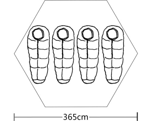 Кемпінговий намет vidaXL 93033 Кемпінговий намет vidaXL 93033