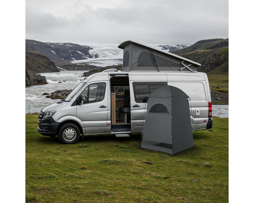 Намет санітарний NILS CAMP NC3025 XL, 120 х 120 х 210 см, сірий