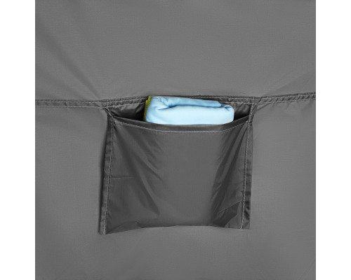 Намет санітарний NILS CAMP NC3025 XL, 120 х 120 х 210 см, сірий