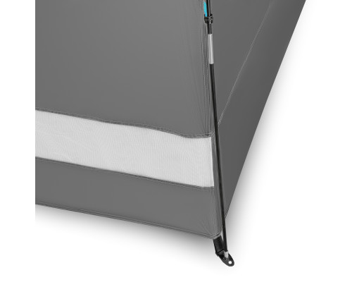 Намет санітарний NILS CAMP NC3025 XL, 120 х 120 х 210 см, сірий