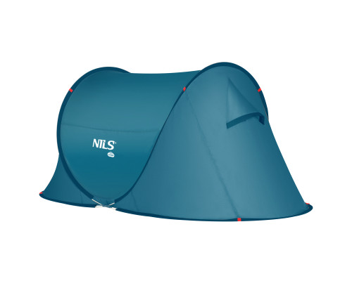  Намет двомісний саморозкладний NILS CAMP NC3743, 220 х 120 х 95 см, синій