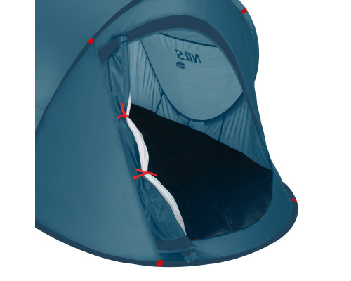  Намет двомісний саморозкладний NILS CAMP NC3743, 220 х 120 х 95 см, синій