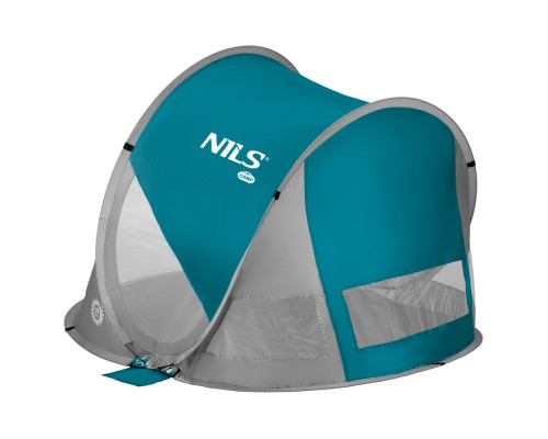 Намет пляжний NILS CAMP NC3142, бірюзово-сірий