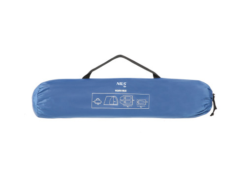 Намет двомісний NILS CAMP NC6010 Hiker, 275 х 150 х 105 см, синій