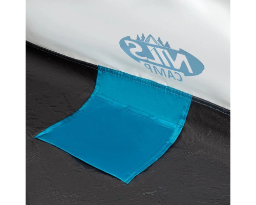 Намет NILS CAMP NC3039, 105 х 210 х 110 см, сіро-блакитний