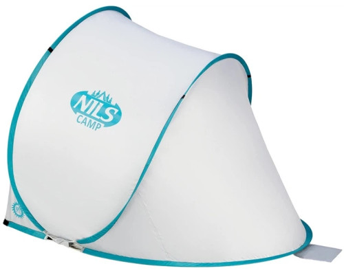Намет саморозкладний NILS CAMP NC3173, 140 х 110 х 110 см, сіро-блакитний