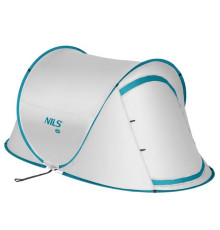 Намет двомісний саморозкладний NILS CAMP NC3743, світло-сірий