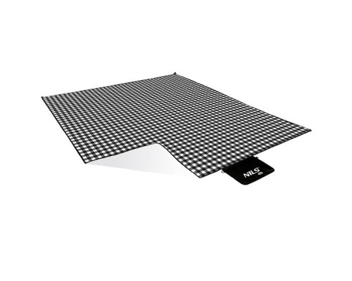 Килимок для пікніка NILS CAMP NC2311 200 x 200 см, чорно-білий