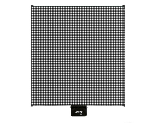 Килимок для пікніка NILS CAMP NC2311 200 x 200 см, чорно-білий