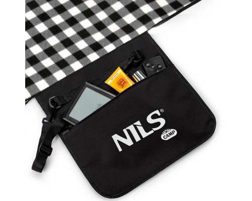 Килимок для пікніка NILS CAMP NC2311 200 x 200 см, чорно-білий